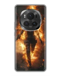 Чехол для Huawei Mate 80 RS Ultimate с картинкой «BMW — скорость в дожде»