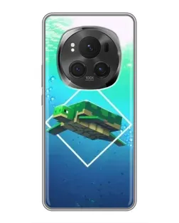 Чохол для Huawei Mate 80 RS Ultimate з картинкою «Черепаха Minecraft»
