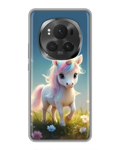 Чехол для Huawei Mate 80 RS Ultimate с картинкой «Единорог на поляне» Чехол для Huawei Mate 80 RS Ultimate с картинкой «Единорог на поляне»