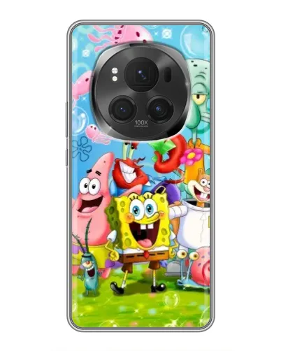 Чохол для Huawei Mate 80 RS Ultimate з картинкою «Губка Боб та друзі» Чохол для Huawei Mate 80 RS Ultimate з картинкою «Губка Боб та друзі»