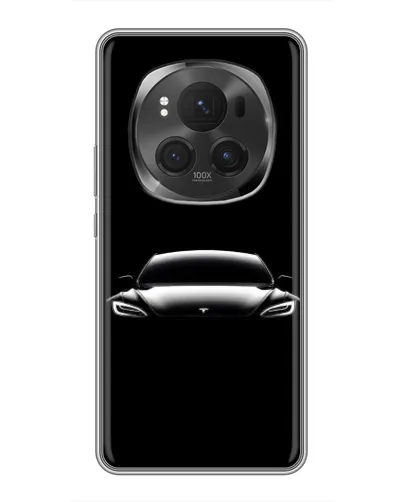 Чехол для Huawei Mate 80 RS Ultimate с картинкой «Фары Tesla Night»
