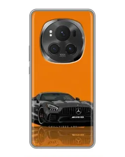 Чехол для Huawei Mate 80 RS Ultimate с картинкой «Оранжевый Mercedes AMG»
