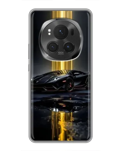 Чехол для Huawei Mate 80 RS Ultimate с картинкой «Ночной Lamborghini драйв»