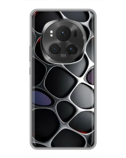 Чехол для Huawei Mate 80 RS Ultimate с картинкой «Объемная темная решетка»