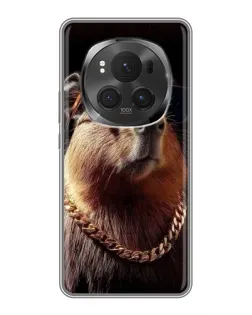 Чехол для Huawei Mate 80 RS Ultimate с картинкой «Капибара золотая цепь»