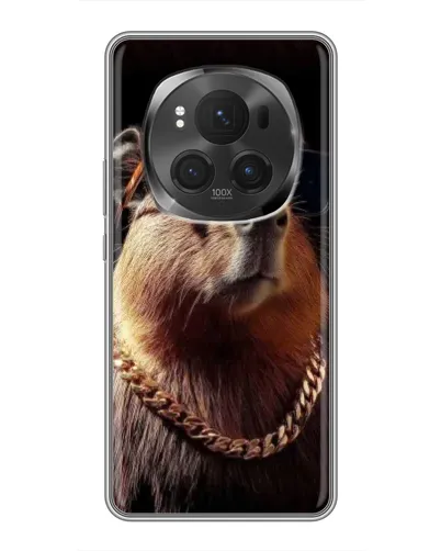 Чехол для Huawei Mate 80 RS Ultimate с картинкой «Капибара золотая цепь» Чехол для Huawei Mate 80 RS Ultimate с картинкой «Капибара золотая цепь»