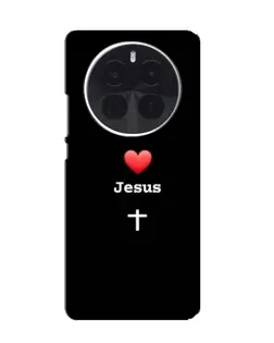 Чехол для Huawei Mate 80 с картинкой «Сердце - Jesus»