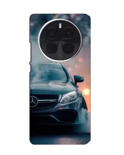 Чехол для Huawei Mate 80 с картинкой «Mercedes — ночной город»