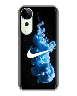 Чехол для Huawei nova 14 Energy с картинкой «Nike и синий дым» Чехол для Huawei nova 14 Energy с картинкой «Nike и синий дым»