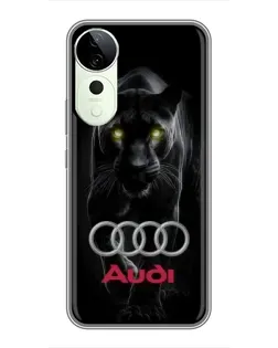 Чехол для Huawei nova 14 Energy с картинкой «Пантера и Audi»