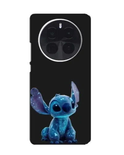 Чехол для Huawei nova 16 Pro с картинкой «Стич на черном»