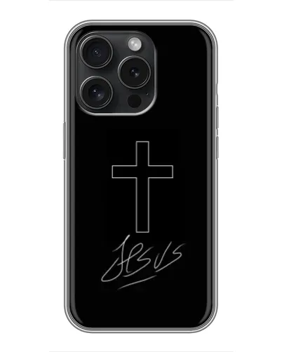 Чехол для Huawei nova 16 SE с картинкой «Графический крест Jesus» Чехол для Huawei nova 16 SE с картинкой «Графический крест Jesus»