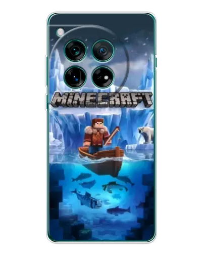 Чехол для Huawei nova 16 Ultra с картинкой «Minecraft ледяной мир» Чехол для Huawei nova 16 Ultra с картинкой «Minecraft ледяной мир»