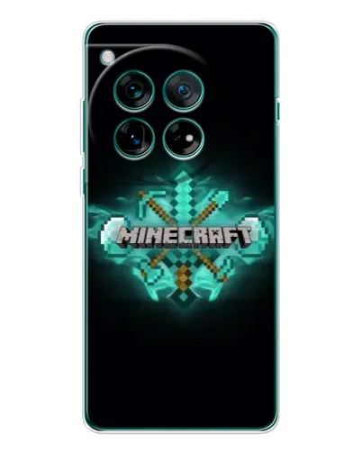 Чехол для Huawei nova 16 Ultra с картинкой «Minecraft Diamond лого» Чехол для Huawei nova 16 Ultra с картинкой «Minecraft Diamond лого»