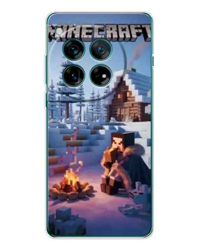 Чехол для Huawei nova 16 Ultra с картинкой «Зимний Minecraft» Чехол для Huawei nova 16 Ultra с картинкой «Зимний Minecraft»