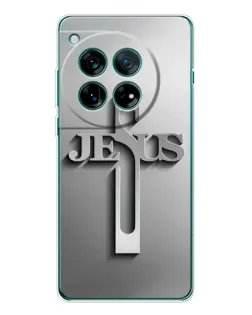 Чехол для Huawei nova 16 Ultra с картинкой «Металлический крест Jesus»