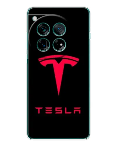 Чехол для Huawei nova 16 Ultra с картинкой «Tesla Red Logo»