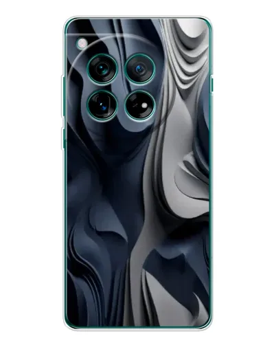 Чехол для Huawei nova 16 Ultra с картинкой «Объемные синие складки»