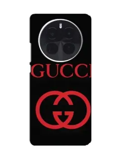 Чехол для Huawei nova 16 с картинкой «Gucci — красный логотип»