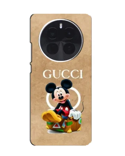 Чехол для Huawei nova 16 с картинкой «Микки Маус Gucci — крафт»