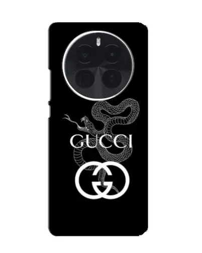 Чехол для Huawei nova 16 с картинкой «Gucci — серебряная змея»