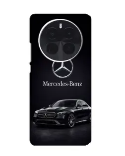 Чехол для Huawei nova 16 с картинкой «Mercedes — решетка радиатора»