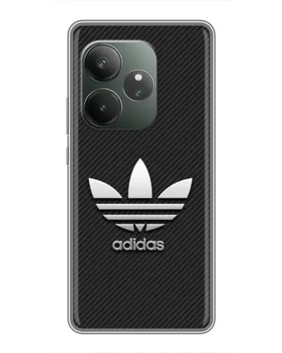 Чехол для Huawei nova 16z с картинкой «Adidas Карбоновая текстура»