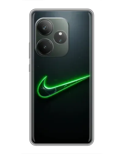Чехол для Huawei nova 16z с картинкой «Неоновый контур Nike»