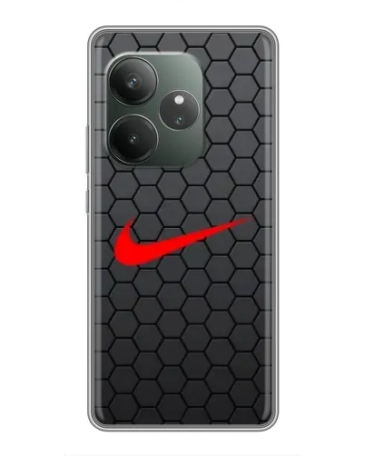 Чехол для Huawei nova 16z с картинкой «Nike — карбоновая сетка»
