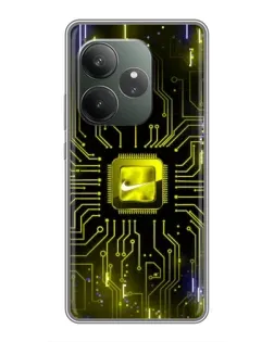 Чехол для Huawei nova 16z с картинкой «Nike — золотая искра» Чехол для Huawei nova 16z с картинкой «Nike — золотая искра»
