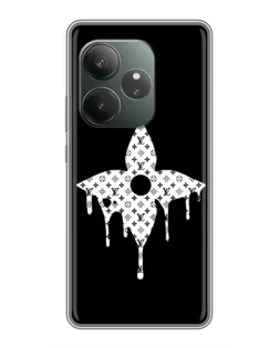 Чехол для Huawei nova 16z с картинкой «Цветочная монограмма»