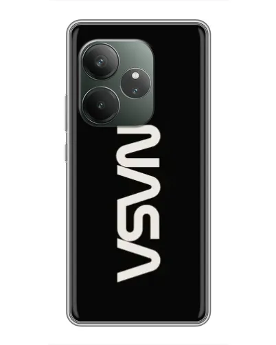 Чехол для Huawei nova 16z с картинкой «NASA — вертикальный логотип»