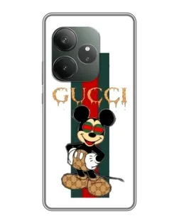 Чехол для Huawei nova 16z с картинкой «Микки Маус Gucci — полосы»