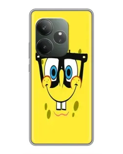 Чехол для Huawei nova 16z с картинкой «Минималистичный Спанч Боб»