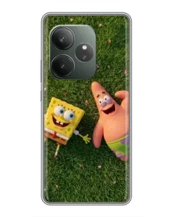 Чехол для Huawei nova 16z с картинкой «Друзья на лужайке»