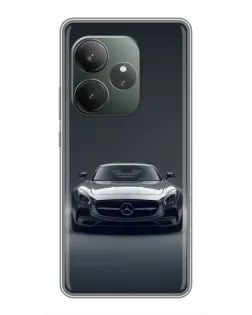 Чехол для Huawei nova 16z с картинкой «Mercedes на черном»