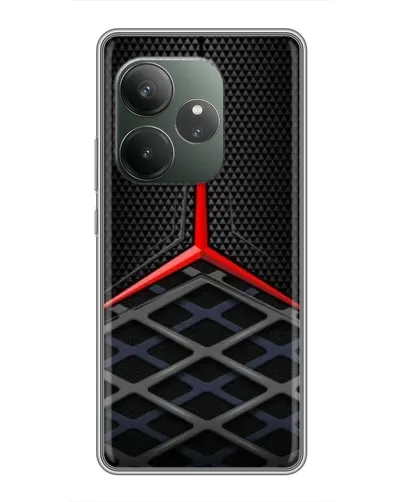 Чехол для Huawei nova 16z с картинкой «Mercedes Carbon Grid»