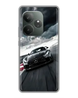 Чехол для Huawei nova 16z с картинкой «Гоночный Mercedes AMG»
