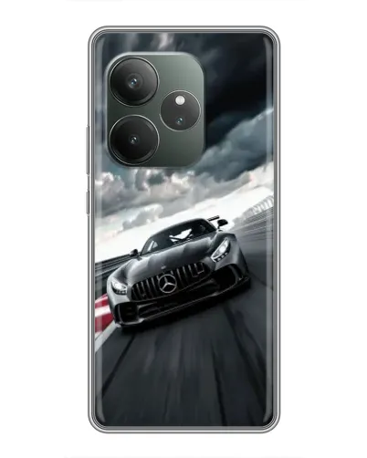 Чехол для Huawei nova 16z с картинкой «Гоночный Mercedes AMG»