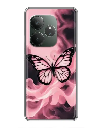 Чехол для Huawei nova 16z с картинкой «Бабочка в дыму»