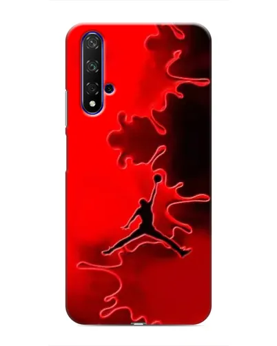 Чехол для Huawei Nova 5T с картинкой «Jordan Red Smoke» Чехол для Huawei Nova 5T с картинкой «Jordan Red Smoke»