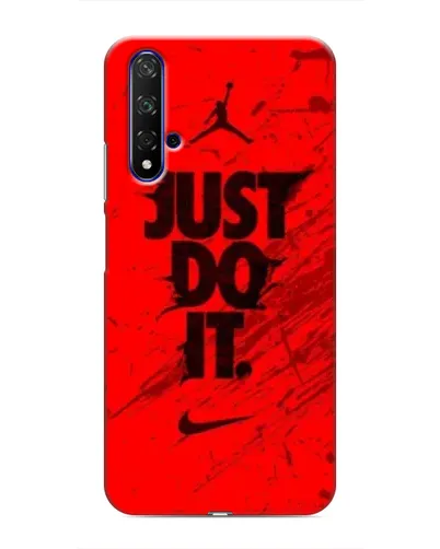 Чехол для Huawei Nova 5T с картинкой «Nike Just Do It» Чехол для Huawei Nova 5T с картинкой «Nike Just Do It»