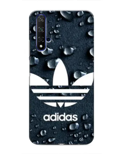 Чехол для Huawei Nova 5T с картинкой «Adidas Trefoil Blue»