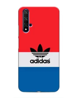 Чехол для Huawei Nova 5T с картинкой «Ретро блоки Adidas»
