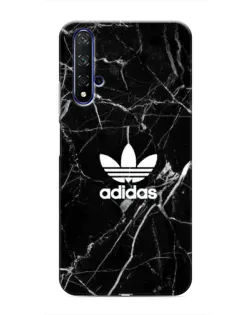 Чехол для Huawei Nova 5T с картинкой «Белый мрамор Adidas»