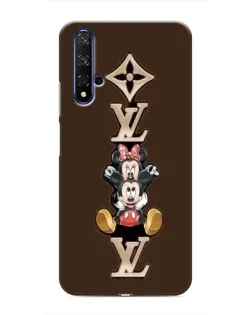 Чехол для Huawei Nova 5T с картинкой «LV и Микки Маус»