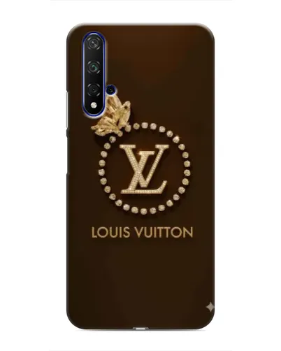 Чехол для Huawei Nova 5T с картинкой «LV — золотая печать»