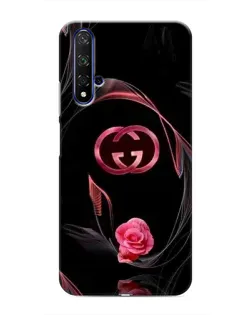 Чехол для Huawei Nova 5T с картинкой «Gucci — неоновая роза» Чехол для Huawei Nova 5T с картинкой «Gucci — неоновая роза»