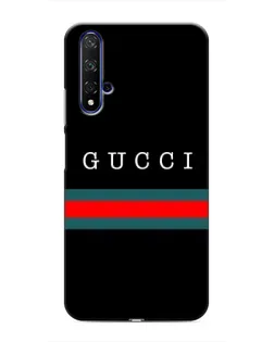 Чехол для Huawei Nova 5T с картинкой «Gucci — красный пояс» Чехол для Huawei Nova 5T с картинкой «Gucci — красный пояс»