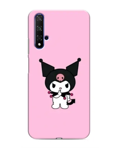 Чохол для Huawei Nova 5T з картинкою «Kuromi — рожева ніжність»